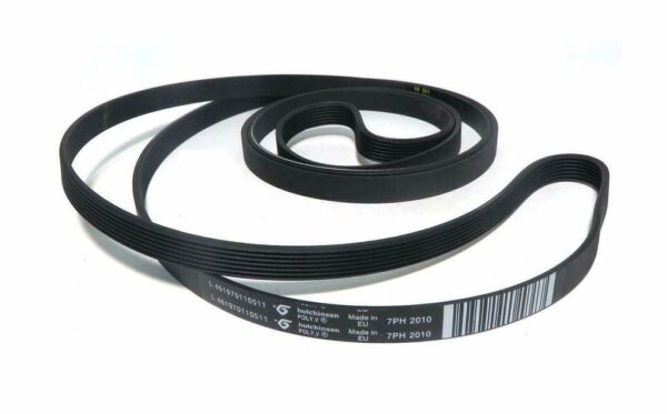 Dryer WHIRLPOOL INDESIT strap 7ph 2010,Belt profile: H, Perimeter: 2010 mm, Internal diameter: 640 mm, Number of ribs: 7, Elastic: No. Original.