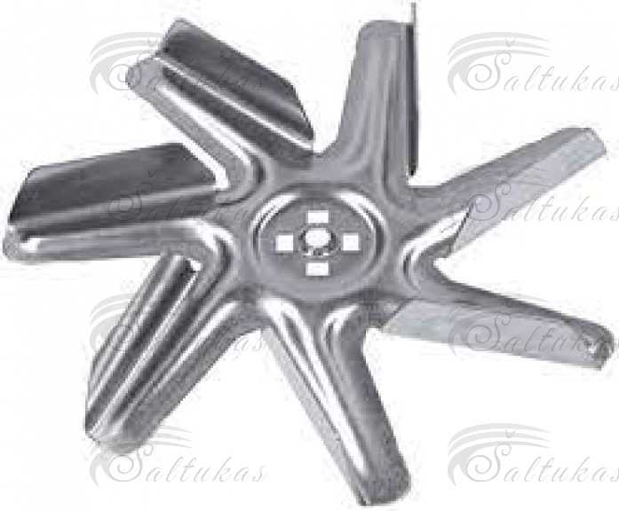 Orkaitės ventiliatoriaus sparnuotė BOSCH, SIEMENS, BALAY, ø – 150mm, 7 sparneliai Oven fans grill motors and wings