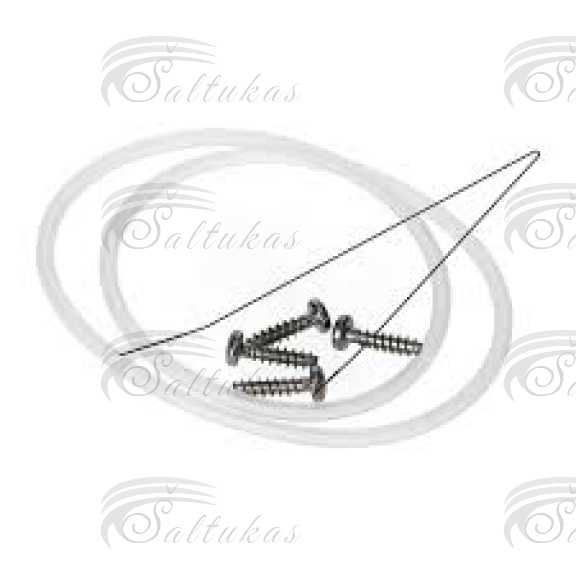 Indaplovės BOSCH, SIEMENS, NEFF vandens rezervuaro (siurblio) tarpinė, remontinis komplektas, Ø182mm, orig. Dishwasher gaskets