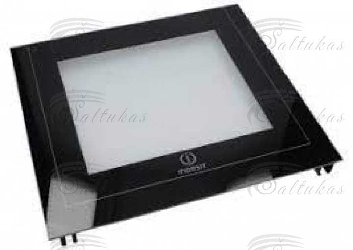 Orkaitės ARISTON, INDESIT, WHIRLPOOL, HOTPOINT durų stiklas, išorinis, 493x413mm Oven door glazing ,hob glassceramic surfaces