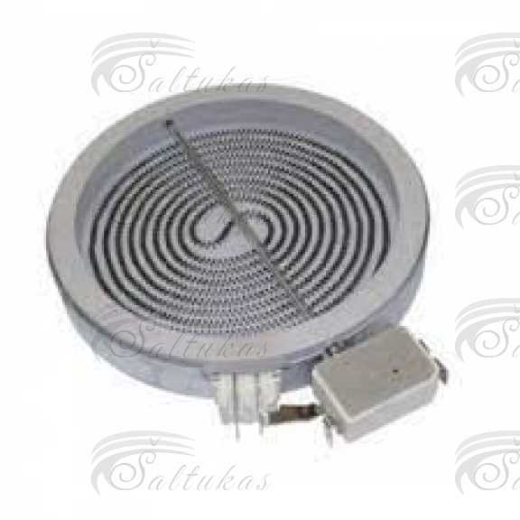Elektrinės viryklės GORENJE,CANDY,HOOVER elementas ,Tipas: Radiaciniai šildytuvai, Galia: 1200W, Tipas: Vieno šildymo kontūro, Galia: 1200W, Įtampa: 230V , EC87551AX E24X1-E34E modeliams ir kt Hotplate elements for electric stoves