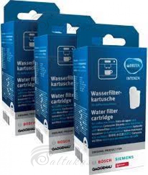 3 X BRITA INTENZA VANDENS FILTRAI KAVOS APARATUI BOSCH/SIEMENS,JURA 3vnt Filters, sieves and tanks for coffee machines (milk water and others)