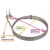 Oven heating element AEG, ELECTROLUX, ZANUSSI 2000W, 178mm – 192mm - Image 2