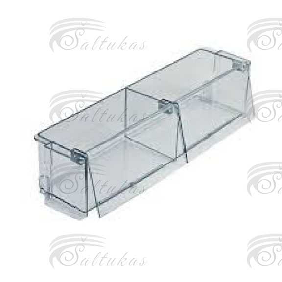 Šaldytuvo BOSCH, SIEMENS durų lenynėlė,425x100mm, viršutinė,  KI38VA50 — modeliams ir kt Holders for household refrigerators, drawers, shelves and other plastic details