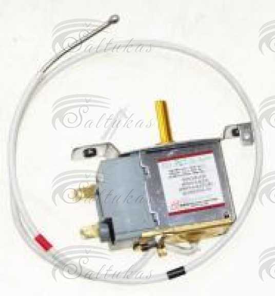 Šaldytuvo termostatas WPF20D-EX, B9919.4-4(A2), (K50) minusinis (ne šaldiklinis), prisukamas (priglaudžiamas) prie šaldymo kameros. Automotive parts of refrigerated freezers for domestic industrial refrigeration equipment