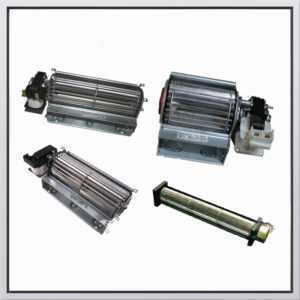 Tangential fan motors for refrigerators