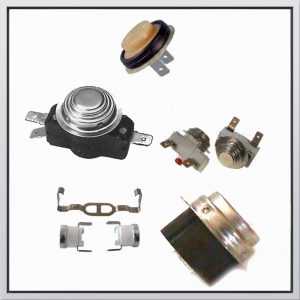 Temperature sensors for washing machines, dishwashers and dryers