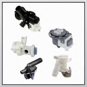 Washing machine pumps