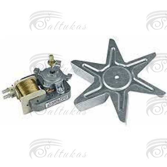 Orkaitės WHILRPOOL, BAUKNECHT, ARSITON, INDESIT ventiliatorius, 230V, 50Hz, 22W, sparnuotės Ø150mm Oven fans grill motors and wings
