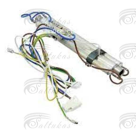 Kavos aparato BOSCH, SIEMENS kaitinimo elementas, 800+800W (1600W), Ø4mm, 190x52x32mm, orig. Parts of coffee machines, meat grinders, combines, blenders, mixers, kettles, breadcrumbs, etc.