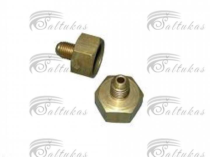 Veržlė – perėjimas iš freono R134 baliono į 5/16” SAE Connections - transitions