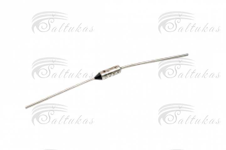 Termodaviklio varža 117°C-10A THERMAL FUSE 117°/10A -ROHS-CONFORM Automotive parts of refrigerated freezers for domestic industrial refrigeration equipment
