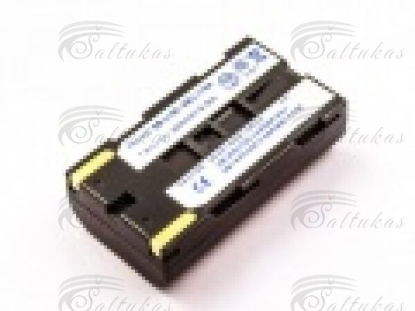 Akumuliatorius video kamerai SBL320SAM.Įtampa: 7.4V, Talpa: 2.2Ah, Tipas: Vaizdo kameros baterija, Chemija: Ličio jonų (Li -ion), Įkraunama: Taip, Pakuotė: Kartonas, Plotis: 38.8mm, Ilgis: 70.6mm, Aukštis: 20.2mm