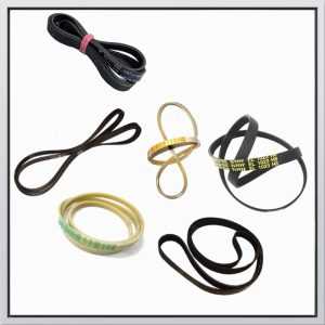 Dryer straps for washing machines