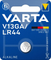Battery VARTA, LR44/V13GA, 1.5V, 125mAh, (Al-Mn), 5.4×11.6mm Silicone adhesives insulation battery batteries Bearded,epilators, etc.
