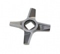 Knife for mesmalei BOSCH, SIEMENS, ZELMER, blade on both sides, diameter – 47mm, inner hole 9x9mm orig. Parts of the meat grinder