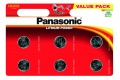 Battery PANASONIC Lithium Power, CR2032, 3V, 220mAh, (Li-SO2), 3.2x20mm, 6 pcs. Silicone adhesives insulation battery batteries Bearded,epilators, etc.