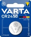 Battery VARTA Lithium Power, CR2450, 3V, 620mAh, (Li-MnO2), 1 pc. Silicone adhesives insulation battery batteries Bearded,epilators, etc.
