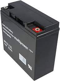 Battery MP22-12C MULTIPOWER Voltage: 12V, Capacity: 22Ah, Type: Lead gel battery, Chemistry: Lead-acid battery (Pb), Rechargeable Silicone adhesives insulation battery batteries Bearded,epilators, etc.