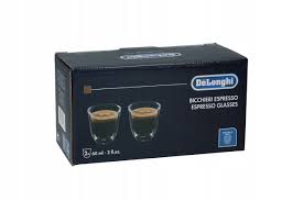 Набор термостаканов для эспрессо (2 шт) DELONGHI, емкость один стакан – 60мл Coffee machine care products,lubricants and other parts