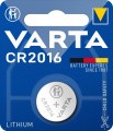 Battery VARTA Lithium, CR2016, 3V, 90mAh, (Li-MnO2), 1.6x20mm, Silicone adhesives insulation battery batteries Bearded,epilators, etc.