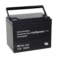 Battery MP36-12C MULTIPOWER Voltage: 12V, Capacity: 36Ah, Type: Lead gel battery, Chemistry: Lead-acid battery (Pb), Rechargeable Silicone adhesives insulation battery batteries Bearded,epilators, etc.