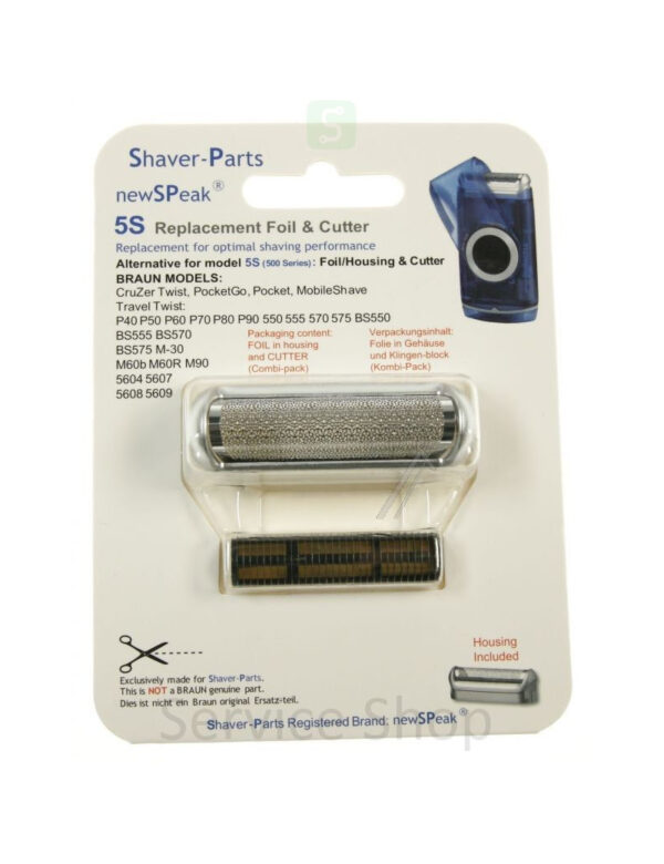 Bearded BRAUN,SHAVER-PARTS head 5S