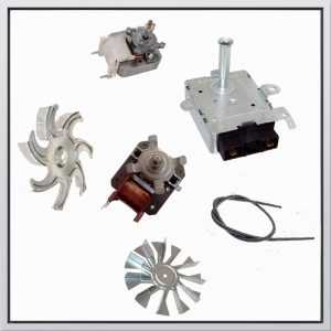 Oven fans grill motors and wings