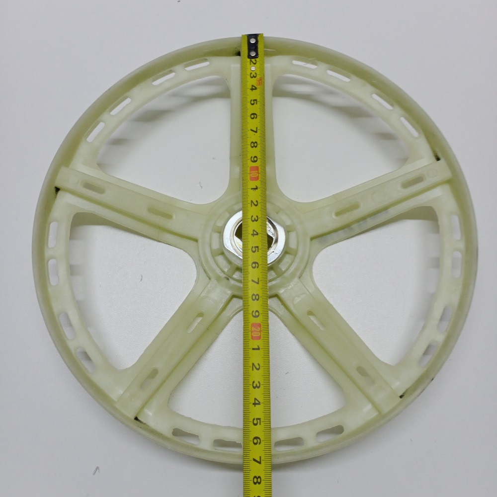 Washing machines AEG, ELECTROLUX, ZANUSSI pulley, orig., Ø273mm The flywheel of the drum axis of the washing machine