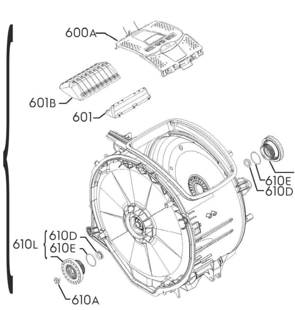 Washing machines ELECTROLUX,AEG,ZANUSSI tank and drum in the kit orig. - Image 2