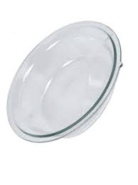 Door glass GORENJE. Diameter – Ø 360mm (full crossbar with plane for mounting door rings), (Ø 330mm of the glass itself without mounting space), height 140/40mm. Charging door frames and glass for washing machines
