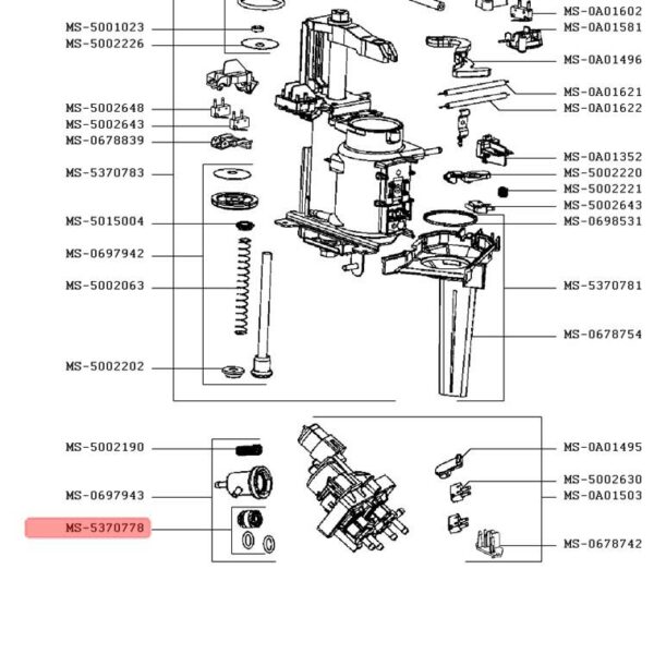 Coffee machine KRUPS stocle, comp. Piston+Spring+Body - Image 3