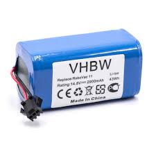 Vacuum cleaner ROBOVAC lithium-ion battery.Voltage: 14.4V, Capacity: 2.6Ah, Type: Vacuum cleaner battery, Chemistry: Lithium-ion (Li-ion), Rechargeable: Yes, Content units: 1, Width: 37.2mm, Length: 69.5mm, Height: 39.3mm Vacuum cleaner motors batteries battery chargers