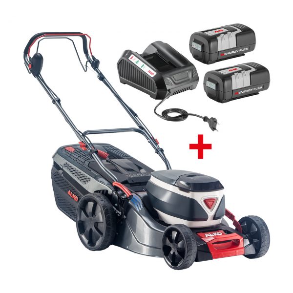 AL-KO 36 V ENERGY FLEX Cordless Lawn mower 46.2 Li SP Comfort with 2 Battery and Charger