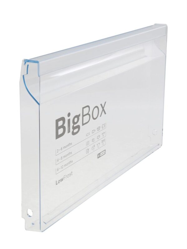 Front panel of the top freezer drawer of the built-in refrigerator BOSCHSIEMENS refrigerator 405х265мм orig. - Image 4