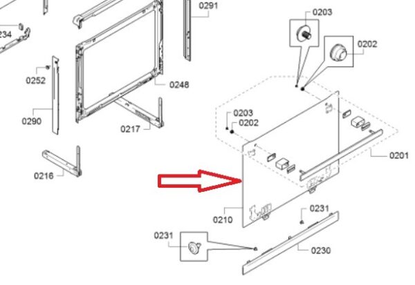 Oven BOSCH,SIEMENS front,outer glass black orig. - Image 3