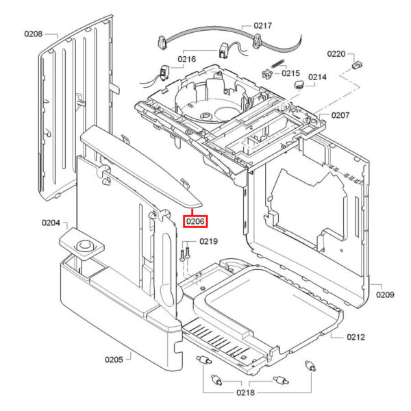 Orig water cap for the BOSCH/SIEMENS coffee machine. - Image 3