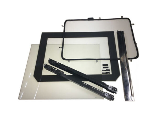 Ovens BOSCH, SIEMENS, NEFF, inner door glass remcomplete, 433x435mm, orig. - Image 4