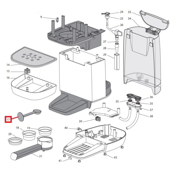 Measuring spoon of DELONGHI coffee machines - Image 2