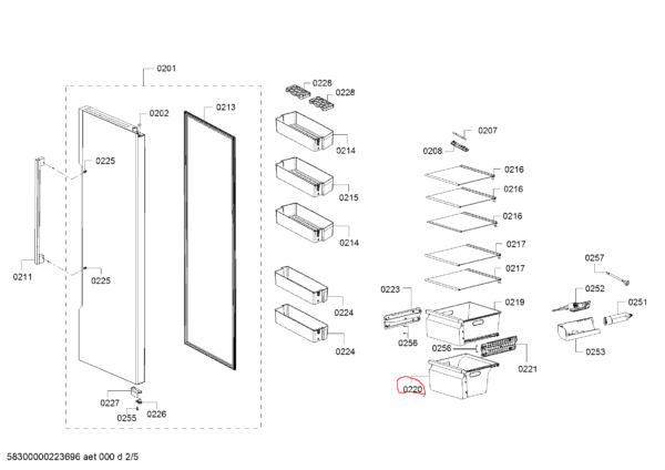 Bosch/SIEMENS,NEFF pull-out bottom drawer - Image 2