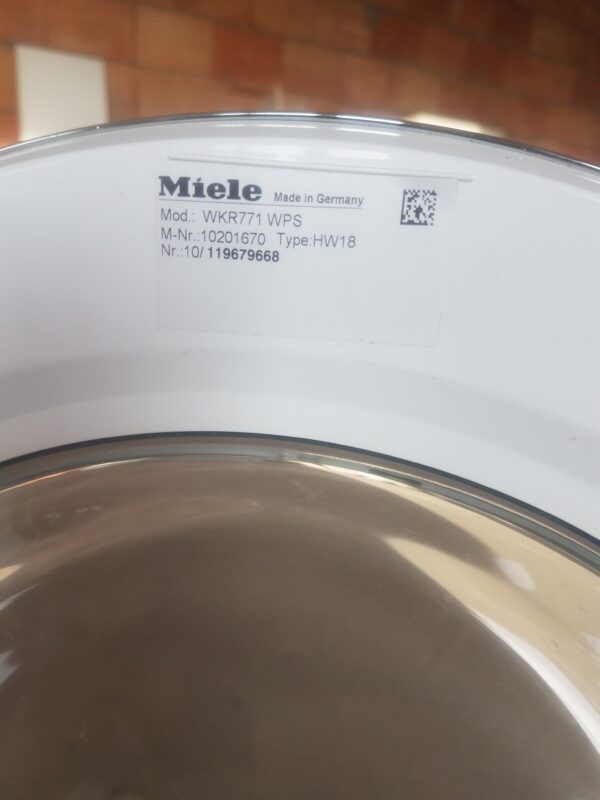 Washer MIELE WKR 771 TwinDos & Powerwash & XL, Chrome edition, 8kg, A+++ - Image 3
