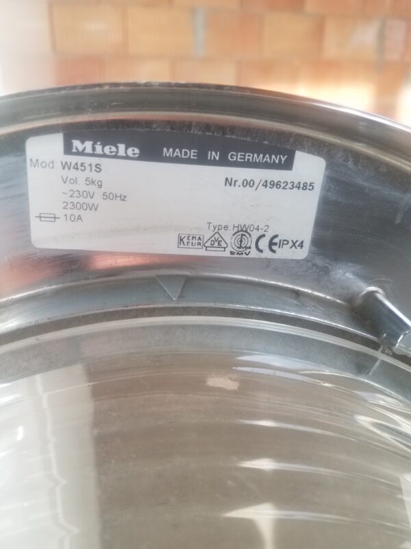 Miele W451S washing machine - Image 3