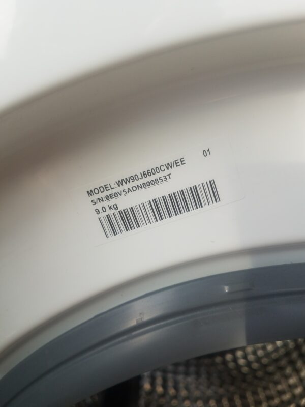 Samsung WW90J6600CW/EE washing machine - Image 2