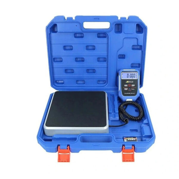 Scales AitCool CS-100N, 100kg, LCD 67 x 25mm, size: 230x230mm, weight: 4.0kg