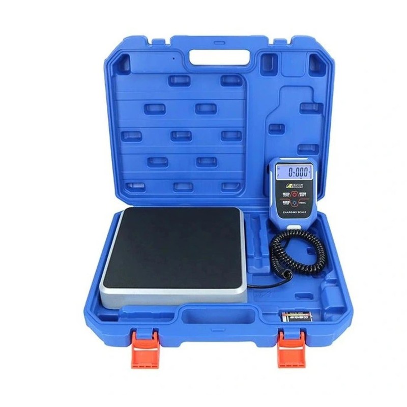 Scales AitCool CS-100N, 100kg, LCD 67 x 25mm, size: 230x230mm, weight: 4.0kg Vacuuming devices, leakage finders, scales, etc. equipment