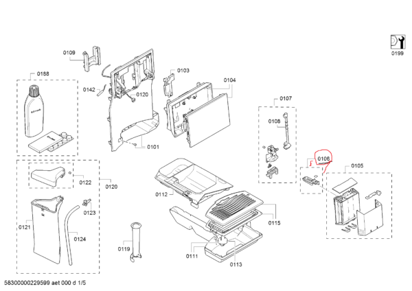Milk dispenser connector for BOSCH/SIEMENS espresso machine - Image 2