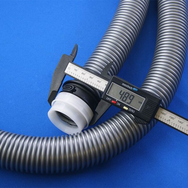 Vacuum cleaner hose BOSCH, SIEMENS, CONSTRUCTA, length - 1500mm, handle connection Ø49mm, to pump - Ø45,5mm, orig. - Image 2
