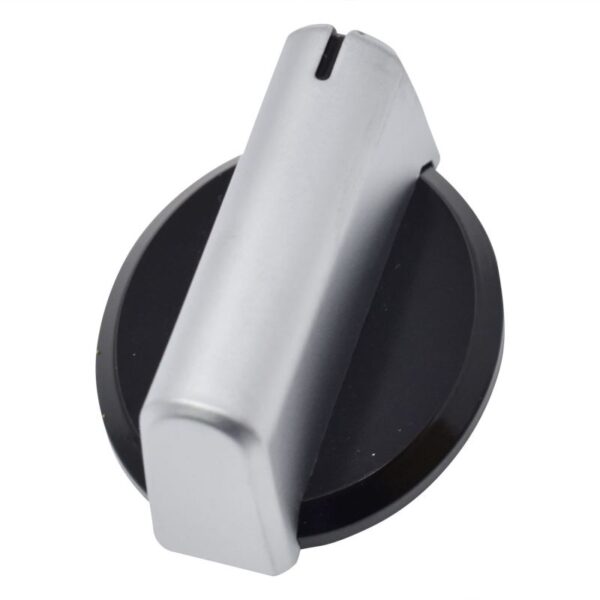 Gas hob handle BAUMATIC,CANDY/HOOVER, BLACK/SILVER