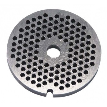 Meat grinders KENWOOD, DELONGHI, pre-skimmed (strainer), Ø62mm, central hole – Ø9mm, holes Ø3,0mm, orig. Parts of the meat grinder
