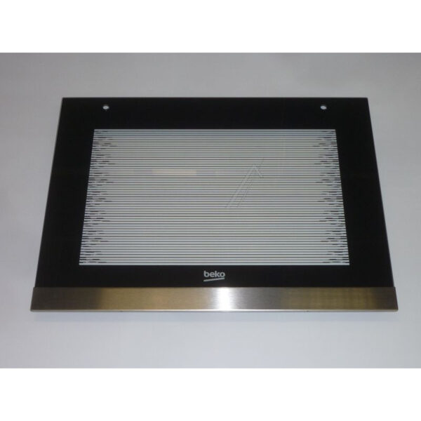 Oven BEKO outer door glass 592x460mm